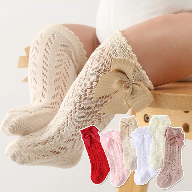 Baby Bow Lace Stockings