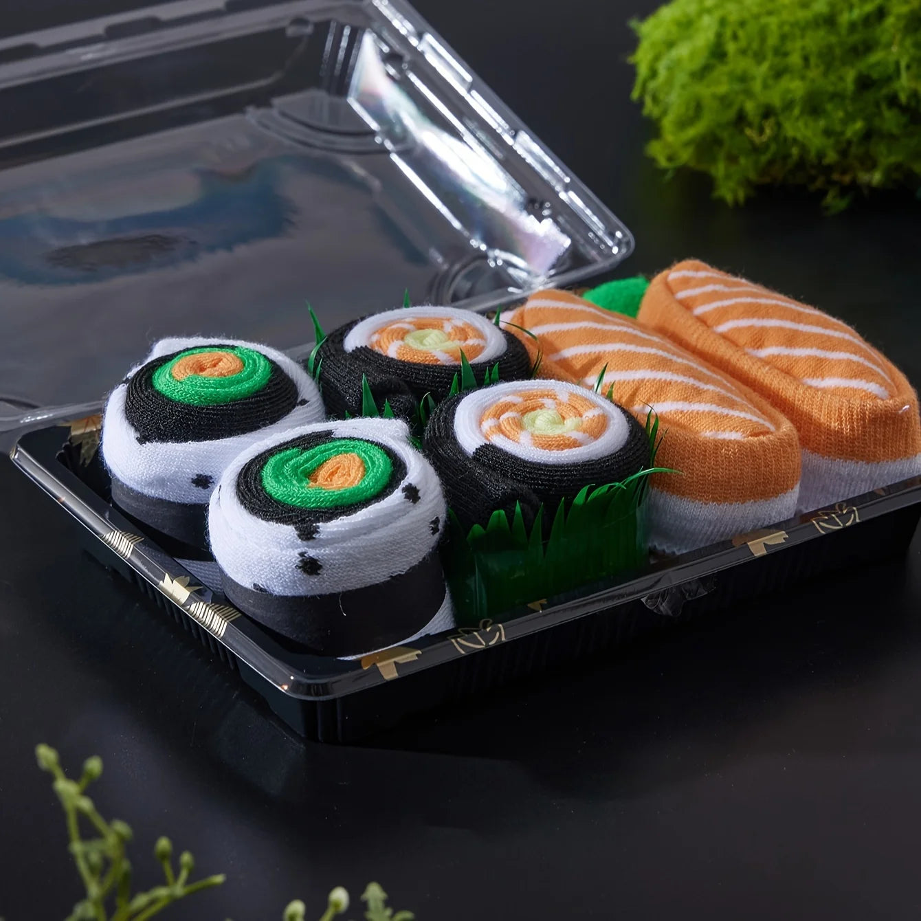 Sushi Roll Socks 3 Pair