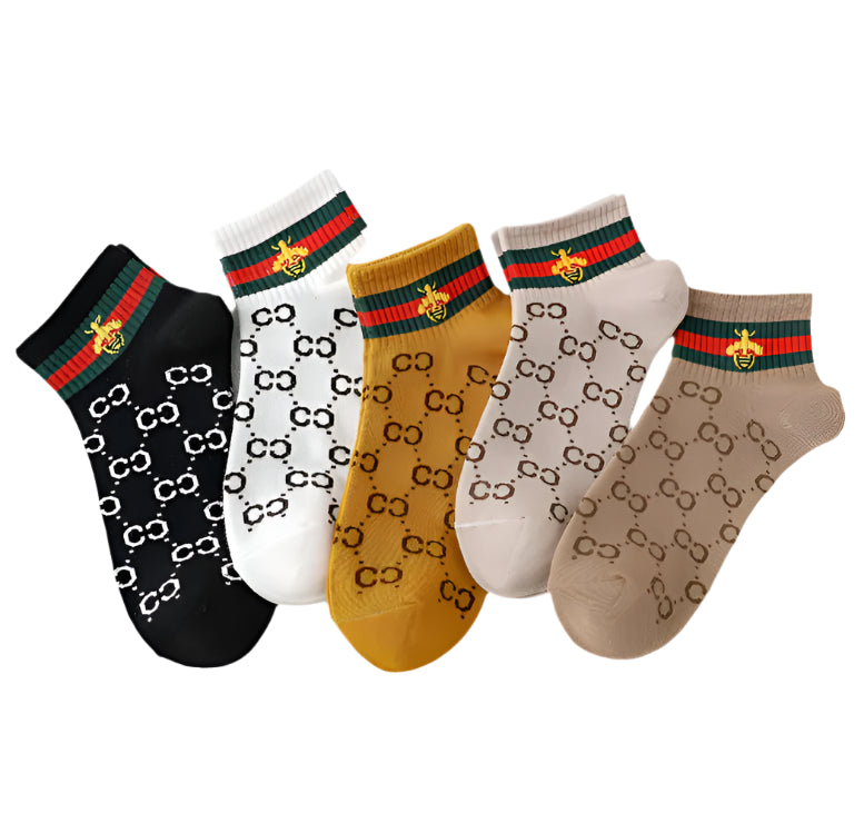 Designer Luxe Collection II Socks 5 Pair